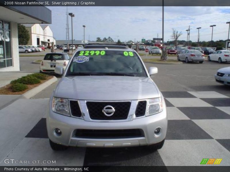 Silver Lightning / Graphite 2008 Nissan Pathfinder SE