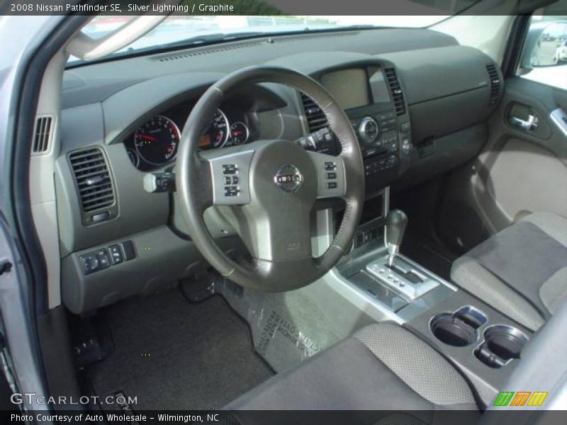 Silver Lightning / Graphite 2008 Nissan Pathfinder SE