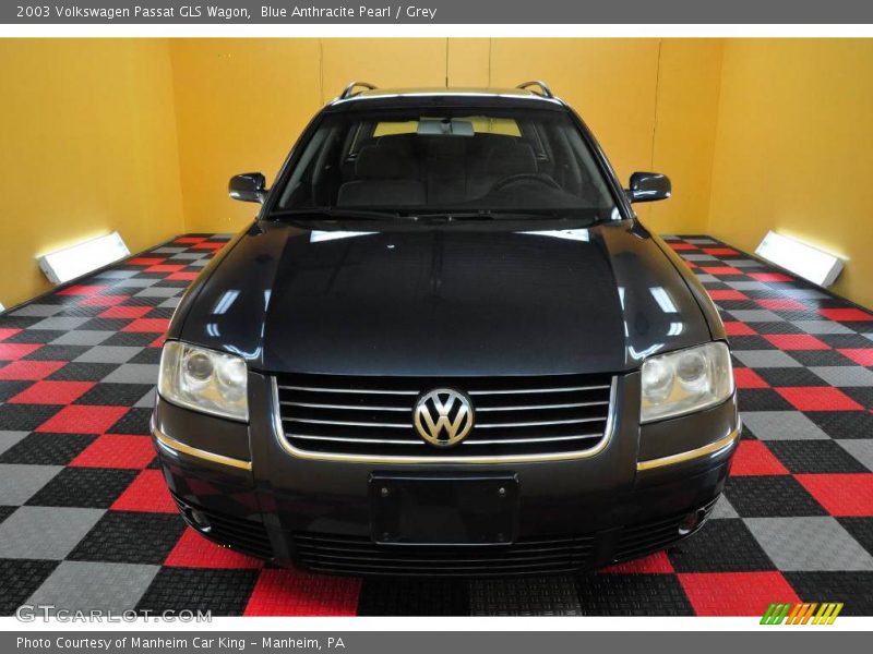 Blue Anthracite Pearl / Grey 2003 Volkswagen Passat GLS Wagon