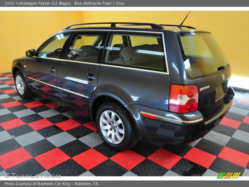 Blue Anthracite Pearl / Grey 2003 Volkswagen Passat GLS Wagon