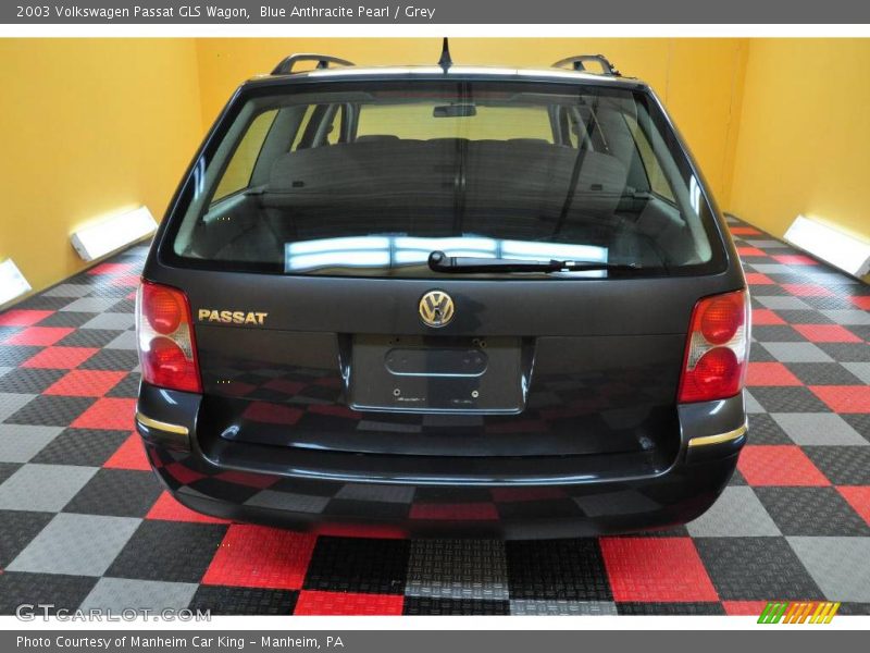 Blue Anthracite Pearl / Grey 2003 Volkswagen Passat GLS Wagon