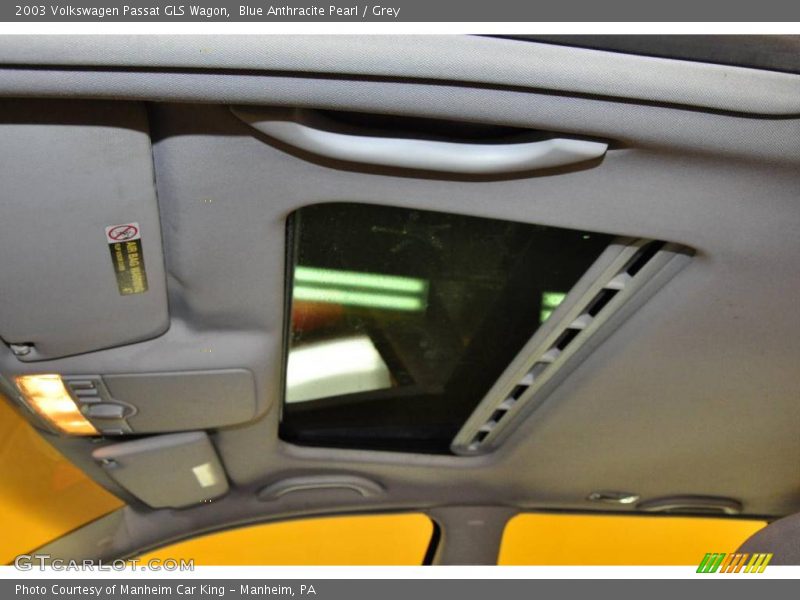 Blue Anthracite Pearl / Grey 2003 Volkswagen Passat GLS Wagon