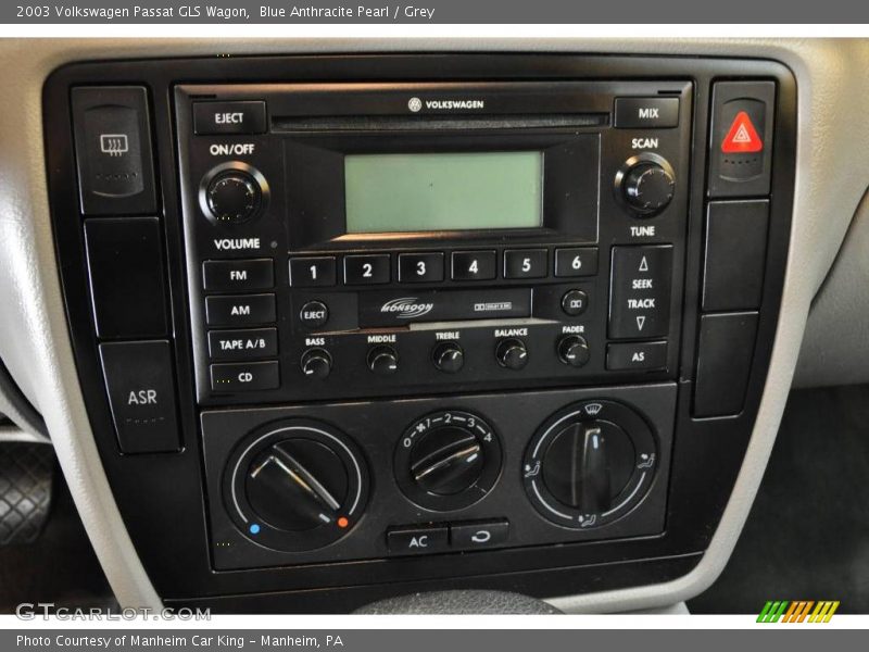 Blue Anthracite Pearl / Grey 2003 Volkswagen Passat GLS Wagon