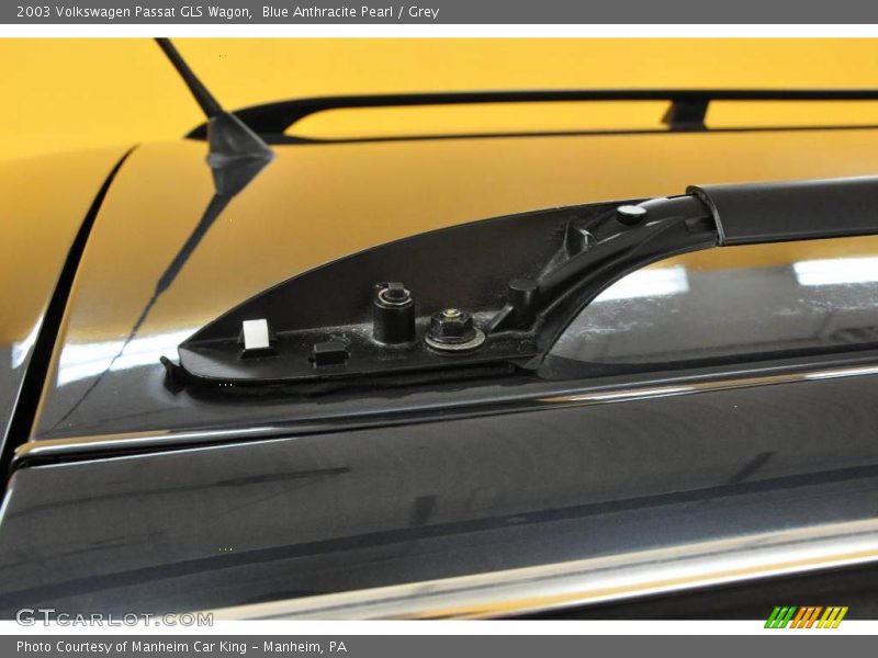 Blue Anthracite Pearl / Grey 2003 Volkswagen Passat GLS Wagon