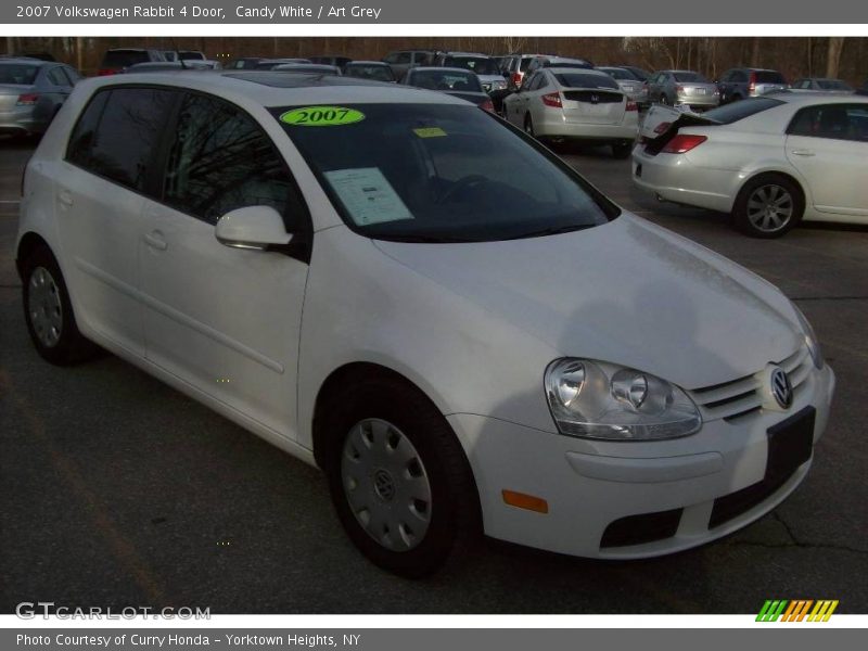 Candy White / Art Grey 2007 Volkswagen Rabbit 4 Door