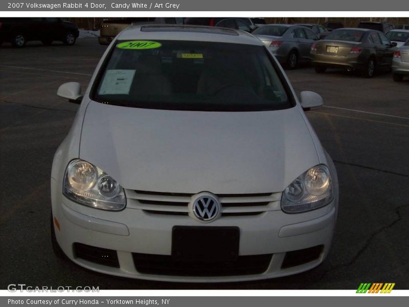 Candy White / Art Grey 2007 Volkswagen Rabbit 4 Door