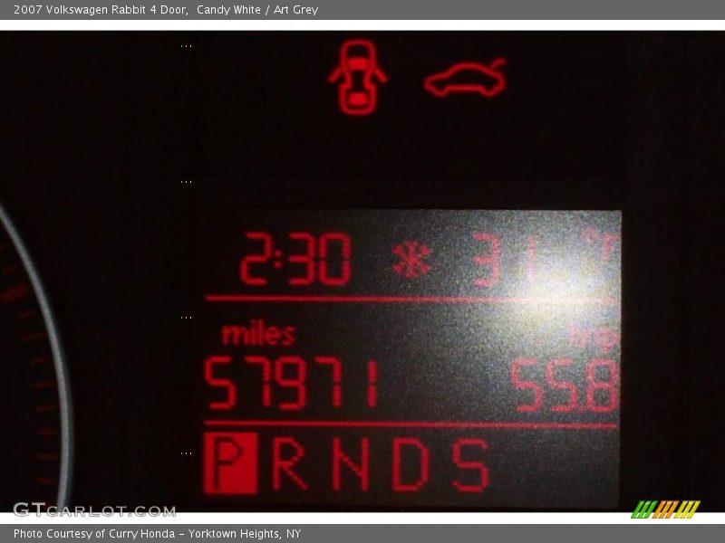 Candy White / Art Grey 2007 Volkswagen Rabbit 4 Door