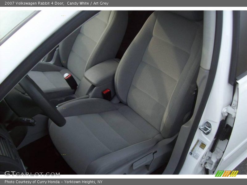Candy White / Art Grey 2007 Volkswagen Rabbit 4 Door