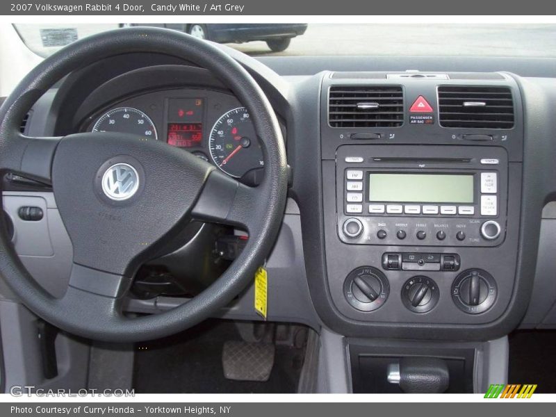 Candy White / Art Grey 2007 Volkswagen Rabbit 4 Door