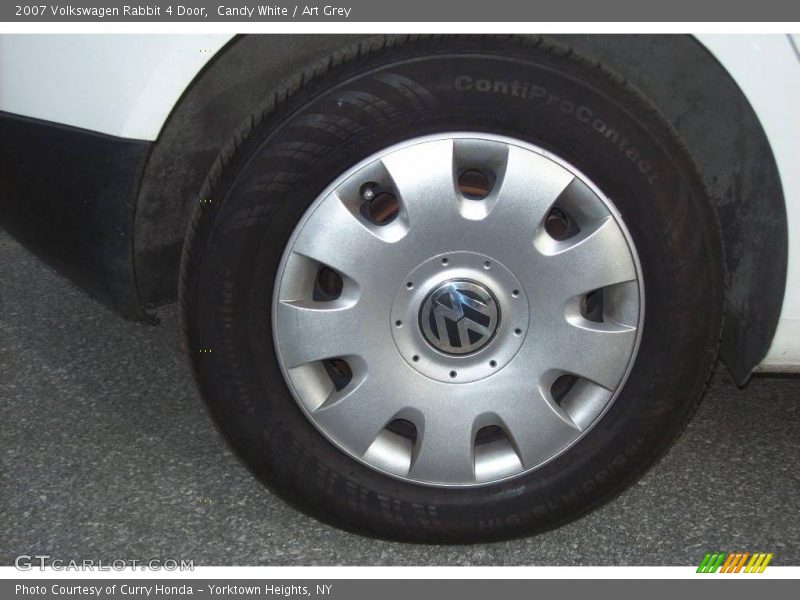 Candy White / Art Grey 2007 Volkswagen Rabbit 4 Door