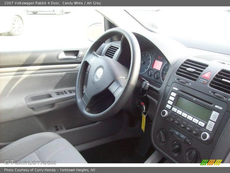 Candy White / Art Grey 2007 Volkswagen Rabbit 4 Door