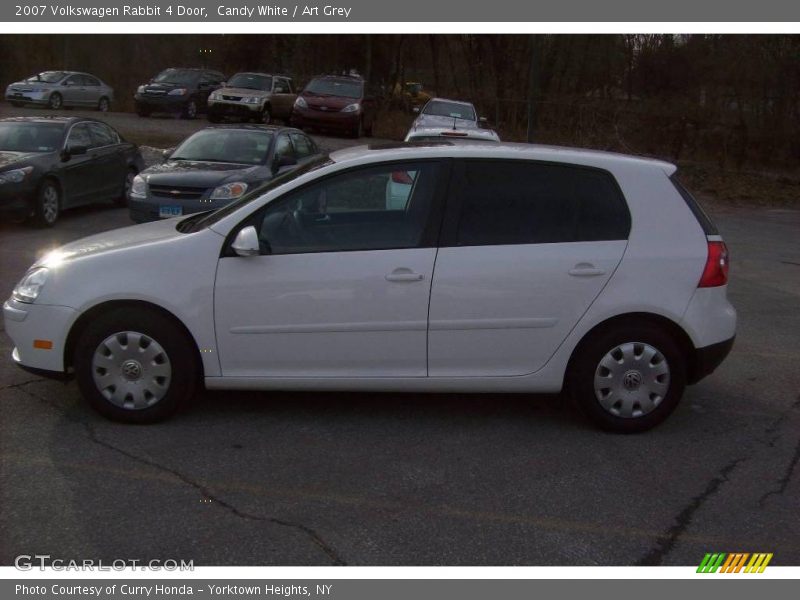 Candy White / Art Grey 2007 Volkswagen Rabbit 4 Door