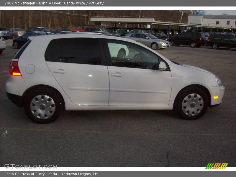 Candy White / Art Grey 2007 Volkswagen Rabbit 4 Door