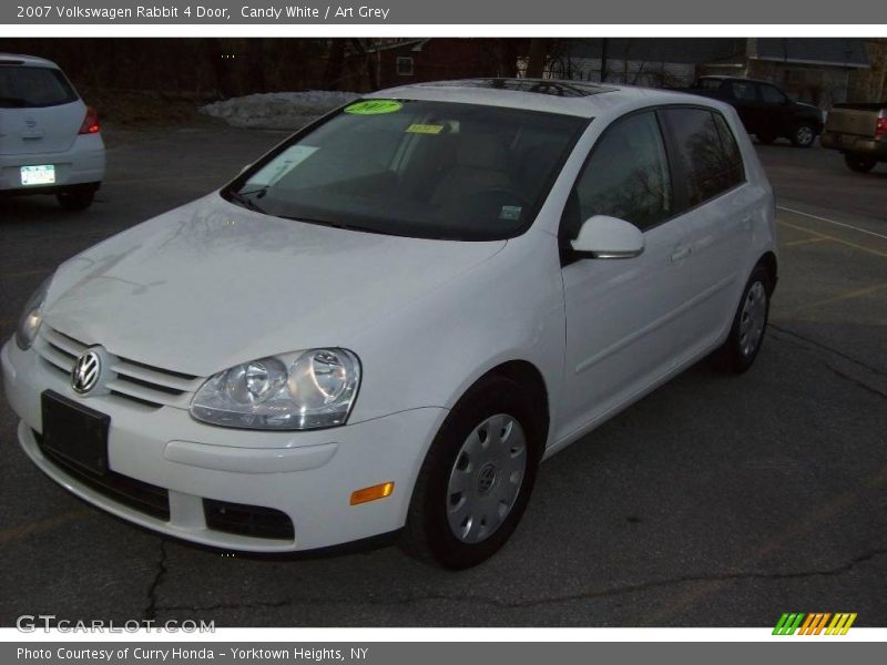 Candy White / Art Grey 2007 Volkswagen Rabbit 4 Door
