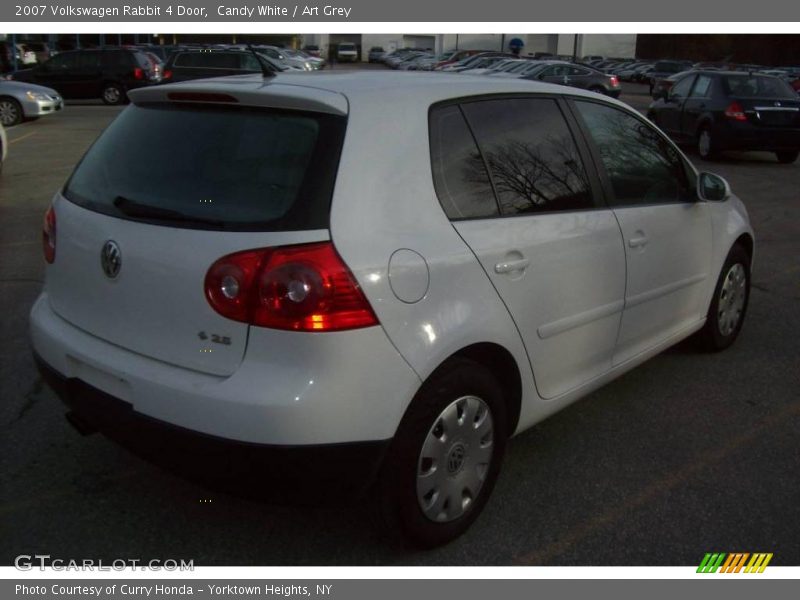 Candy White / Art Grey 2007 Volkswagen Rabbit 4 Door
