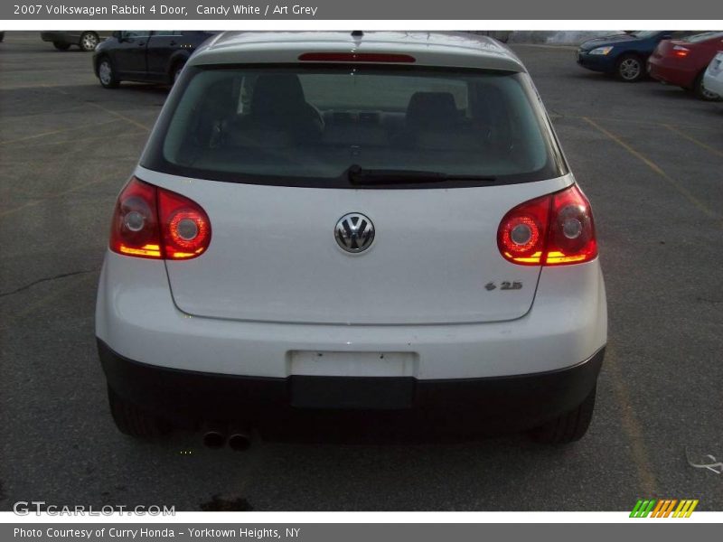 Candy White / Art Grey 2007 Volkswagen Rabbit 4 Door