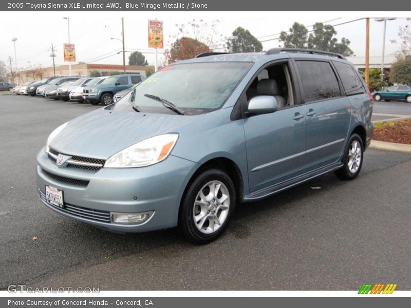 Blue Mirage Metallic / Stone 2005 Toyota Sienna XLE Limited AWD