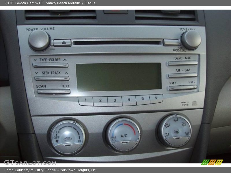Audio System of 2010 Camry LE