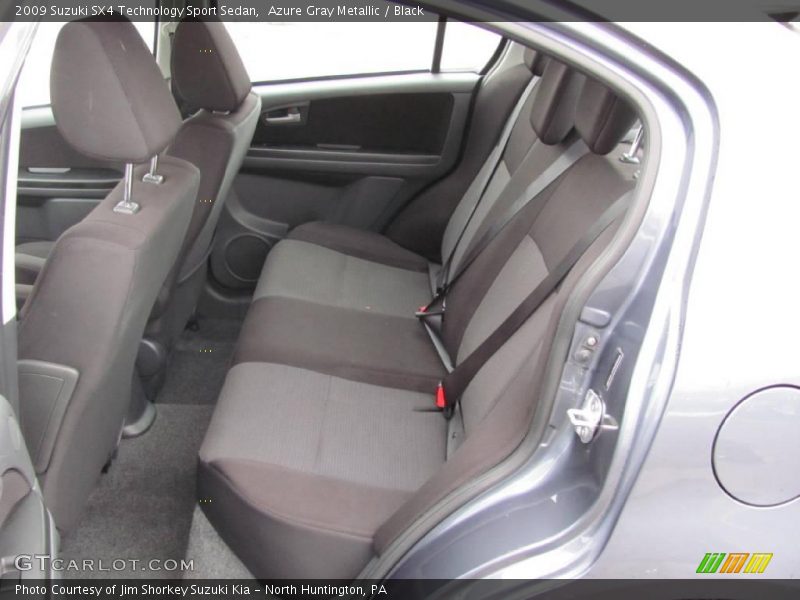 Azure Gray Metallic / Black 2009 Suzuki SX4 Technology Sport Sedan