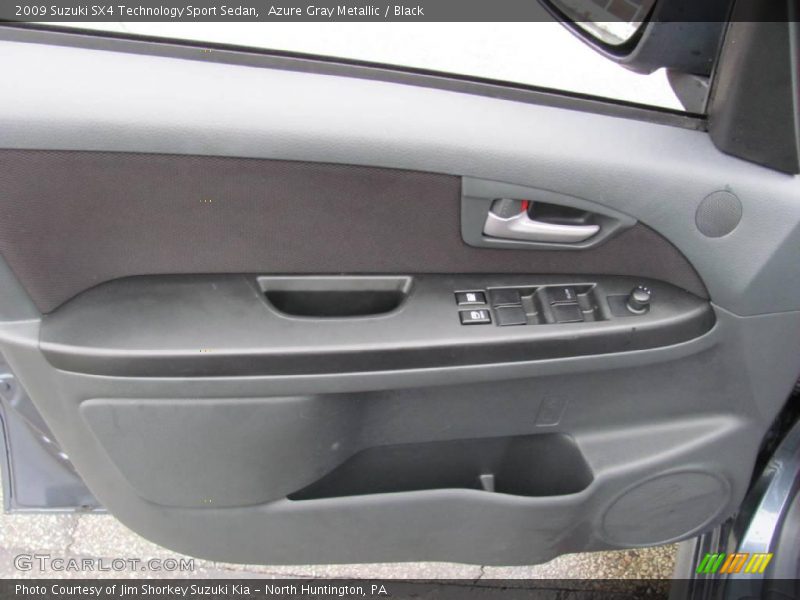 Azure Gray Metallic / Black 2009 Suzuki SX4 Technology Sport Sedan