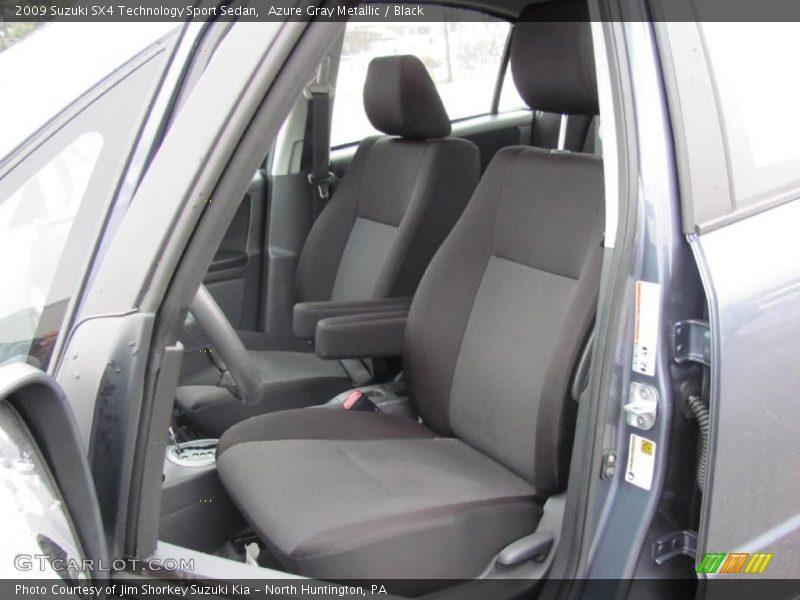 Azure Gray Metallic / Black 2009 Suzuki SX4 Technology Sport Sedan
