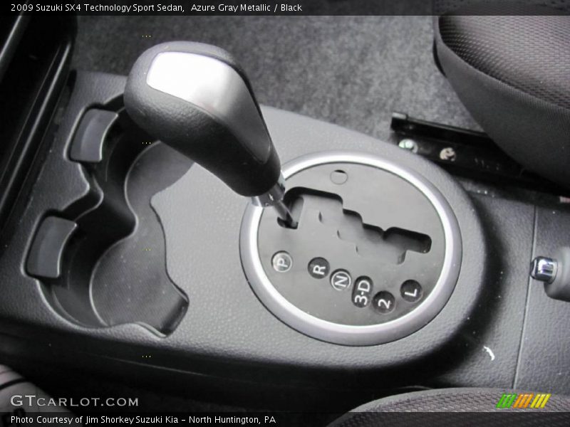 Azure Gray Metallic / Black 2009 Suzuki SX4 Technology Sport Sedan