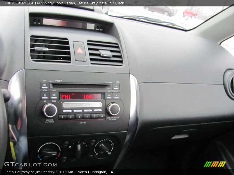 Azure Gray Metallic / Black 2009 Suzuki SX4 Technology Sport Sedan
