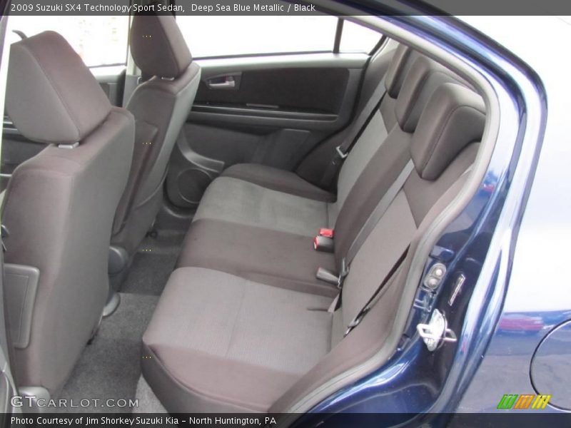 Deep Sea Blue Metallic / Black 2009 Suzuki SX4 Technology Sport Sedan