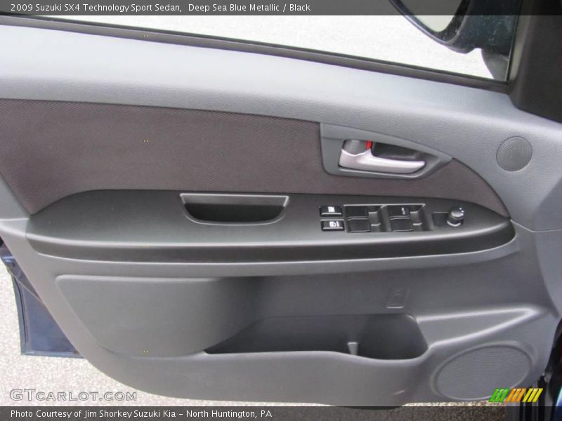 Deep Sea Blue Metallic / Black 2009 Suzuki SX4 Technology Sport Sedan