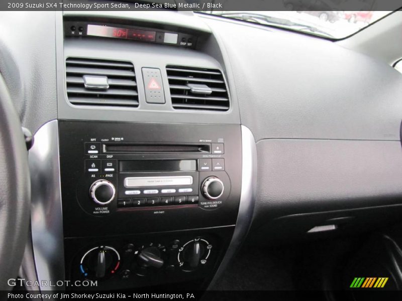 Deep Sea Blue Metallic / Black 2009 Suzuki SX4 Technology Sport Sedan