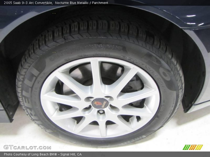 Nocturne Blue Metallic / Parchment 2005 Saab 9-3 Arc Convertible