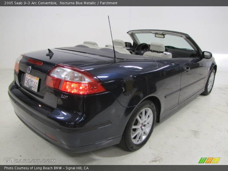 Nocturne Blue Metallic / Parchment 2005 Saab 9-3 Arc Convertible