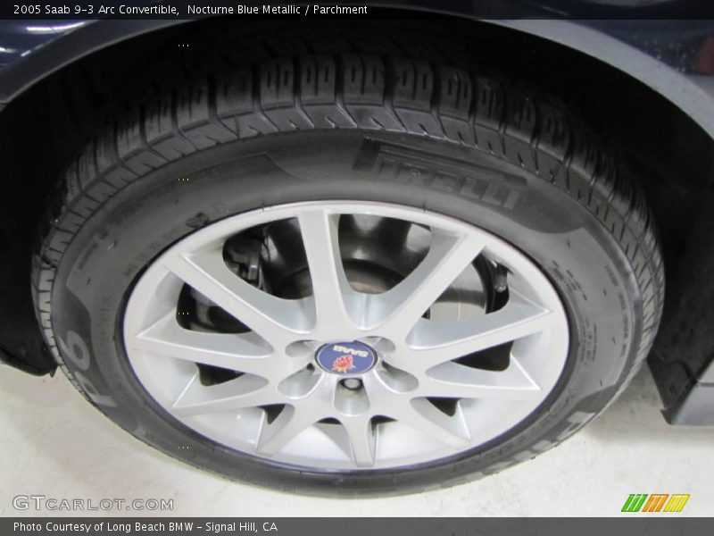 Nocturne Blue Metallic / Parchment 2005 Saab 9-3 Arc Convertible