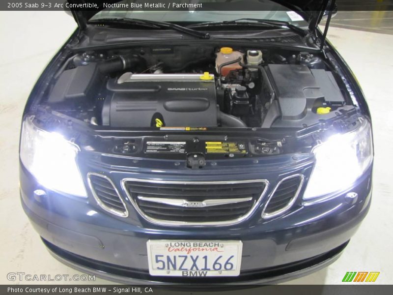 Nocturne Blue Metallic / Parchment 2005 Saab 9-3 Arc Convertible