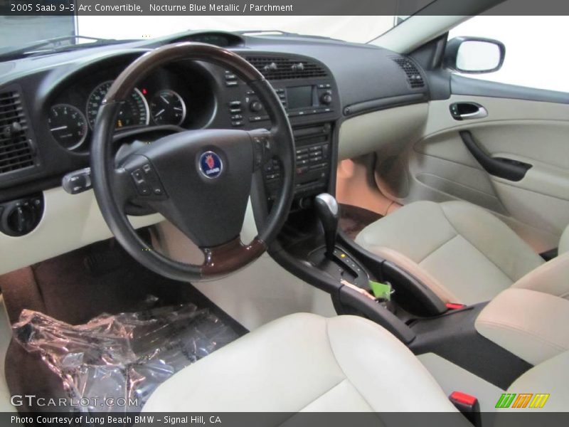 Nocturne Blue Metallic / Parchment 2005 Saab 9-3 Arc Convertible