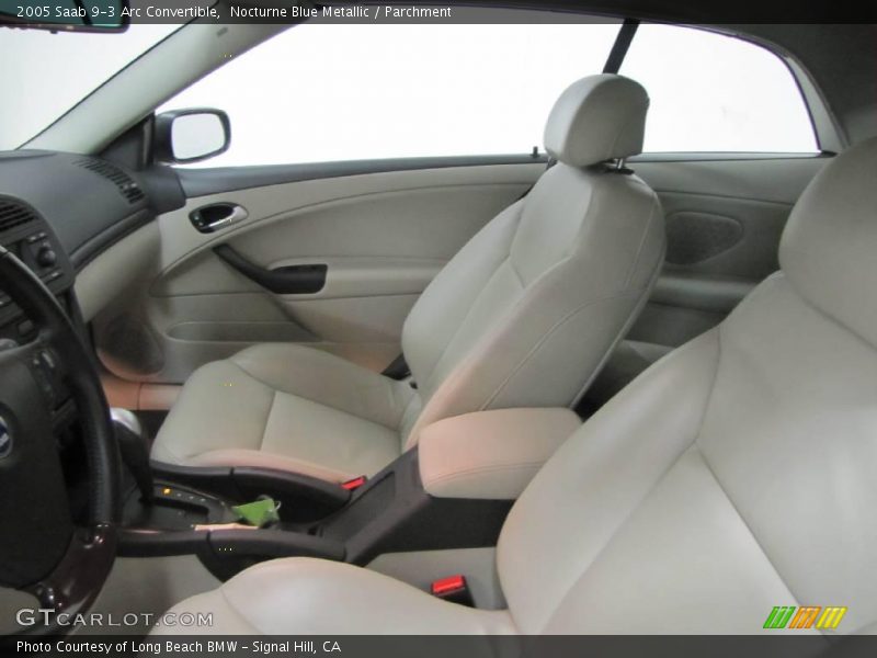 Nocturne Blue Metallic / Parchment 2005 Saab 9-3 Arc Convertible