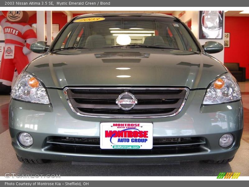 Mystic Emerald Green / Blond 2003 Nissan Altima 3.5 SE