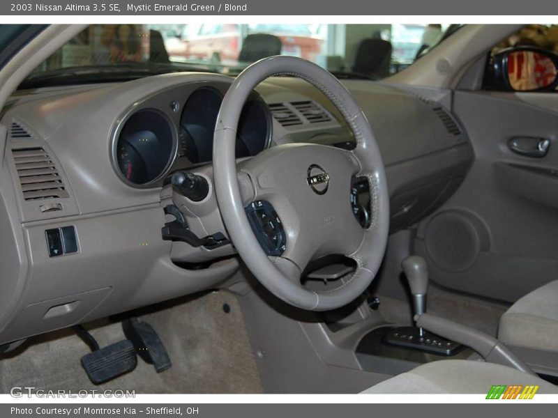 Mystic Emerald Green / Blond 2003 Nissan Altima 3.5 SE