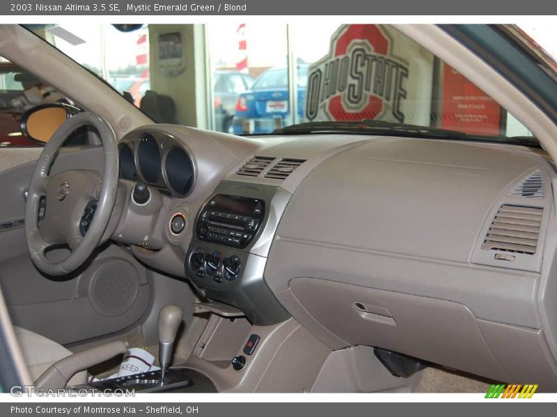 Mystic Emerald Green / Blond 2003 Nissan Altima 3.5 SE
