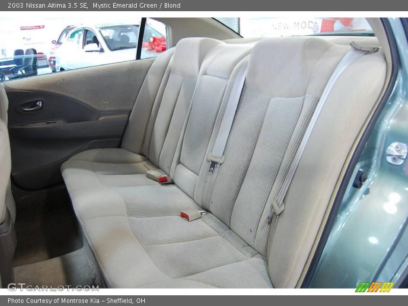 Mystic Emerald Green / Blond 2003 Nissan Altima 3.5 SE