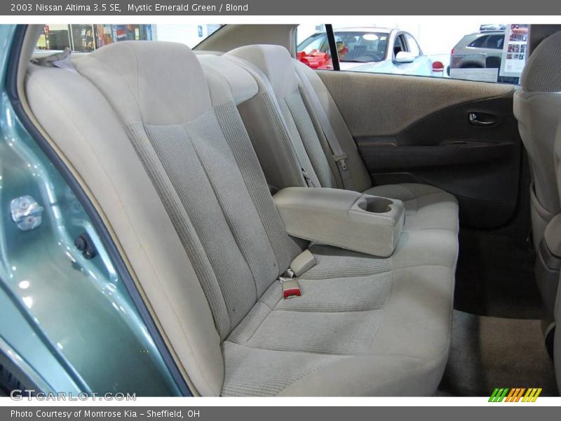 Mystic Emerald Green / Blond 2003 Nissan Altima 3.5 SE