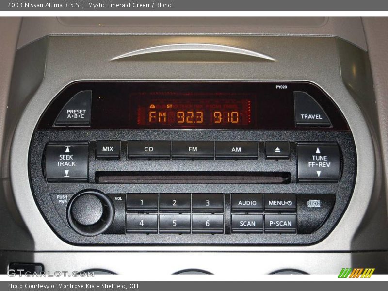 Mystic Emerald Green / Blond 2003 Nissan Altima 3.5 SE