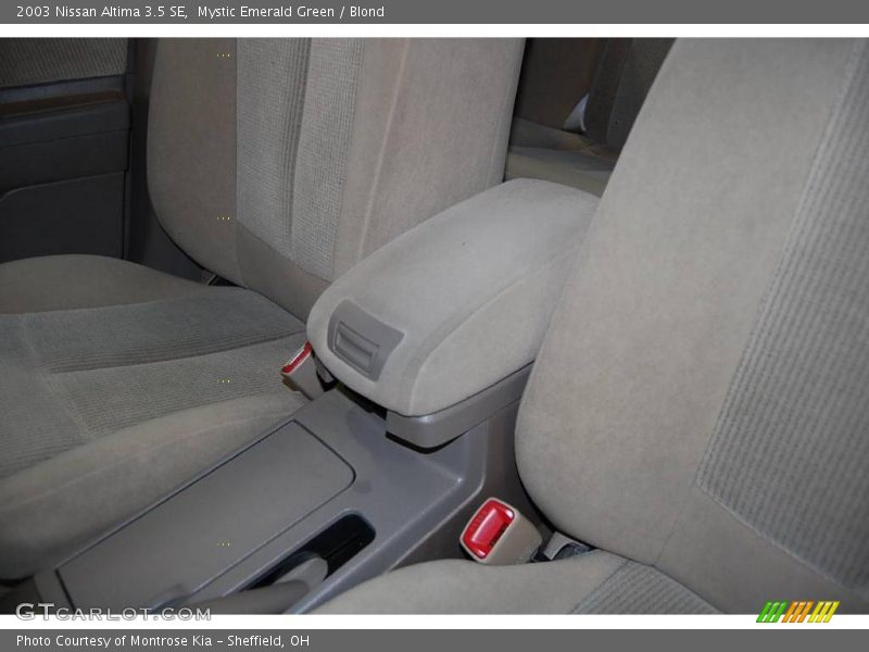 Mystic Emerald Green / Blond 2003 Nissan Altima 3.5 SE