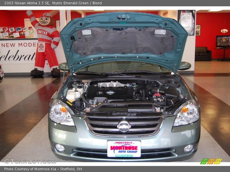 Mystic Emerald Green / Blond 2003 Nissan Altima 3.5 SE