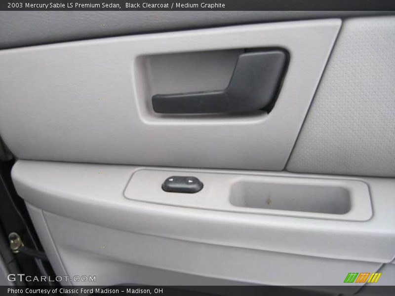Black Clearcoat / Medium Graphite 2003 Mercury Sable LS Premium Sedan
