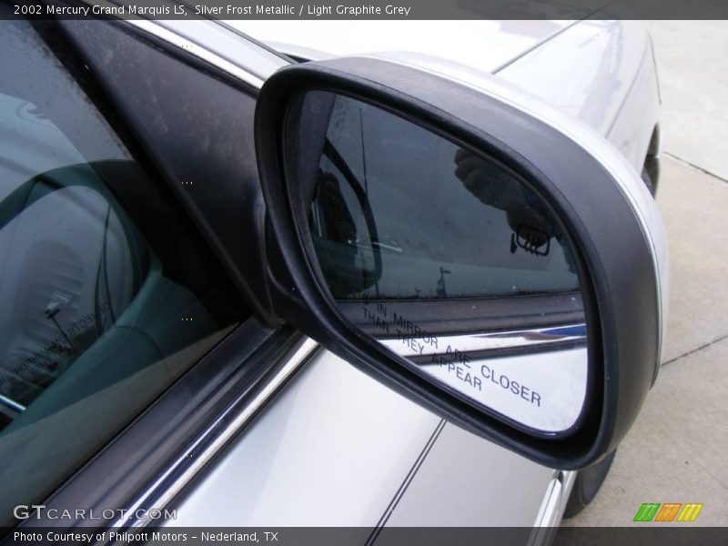 Silver Frost Metallic / Light Graphite Grey 2002 Mercury Grand Marquis LS