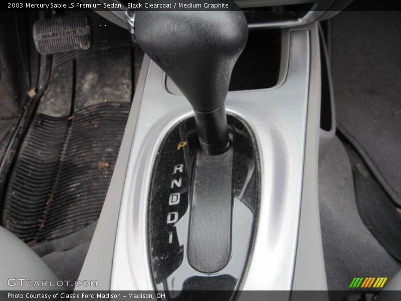 Black Clearcoat / Medium Graphite 2003 Mercury Sable LS Premium Sedan