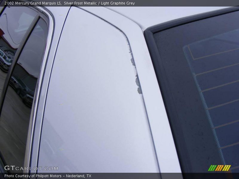 Silver Frost Metallic / Light Graphite Grey 2002 Mercury Grand Marquis LS