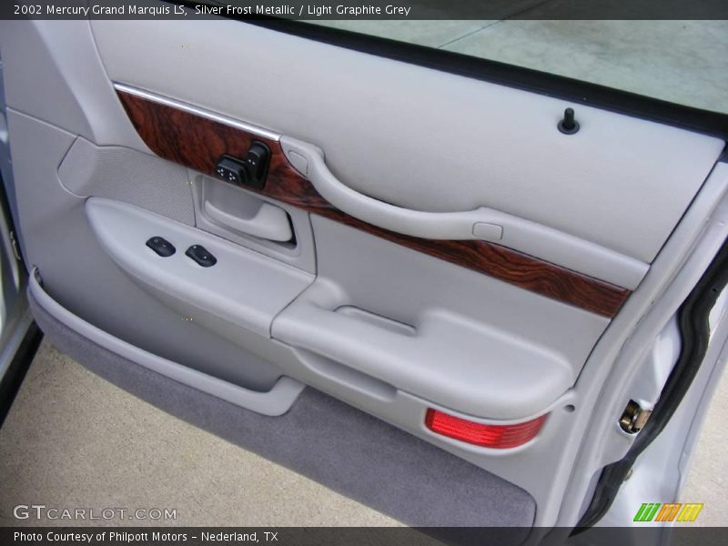 Silver Frost Metallic / Light Graphite Grey 2002 Mercury Grand Marquis LS