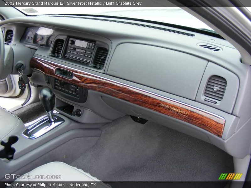 Silver Frost Metallic / Light Graphite Grey 2002 Mercury Grand Marquis LS